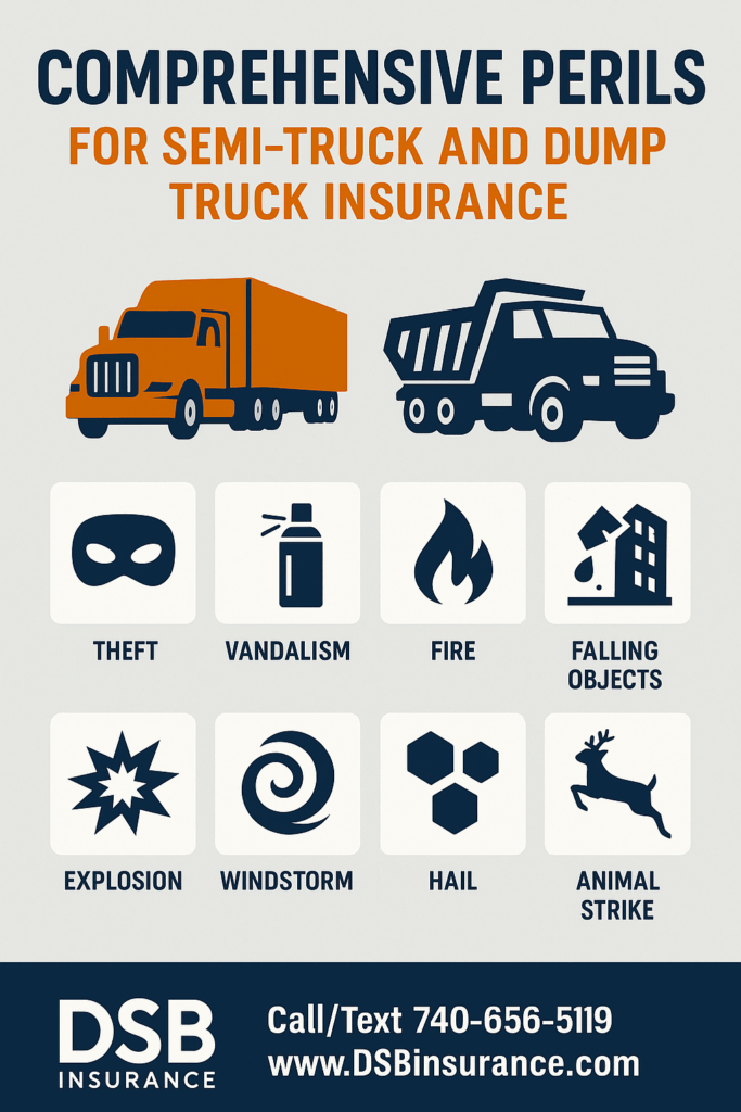 What is Comprehensive Coverage; Physical Damage Trucking Insurance - Local Trucking Insurance Agency
