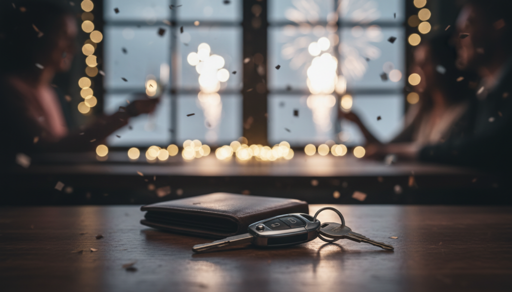 Ring in the New Year Safely - Call a Taxi or an Uber