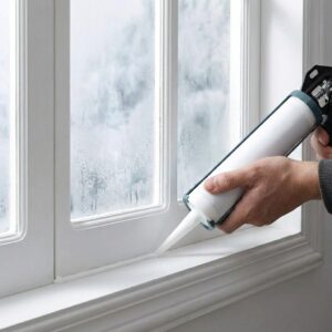 Seal air leaks to prevent frozen pipes. 