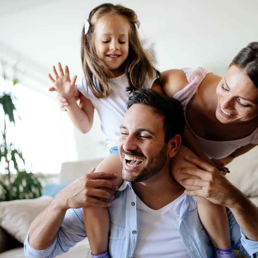 smiling family